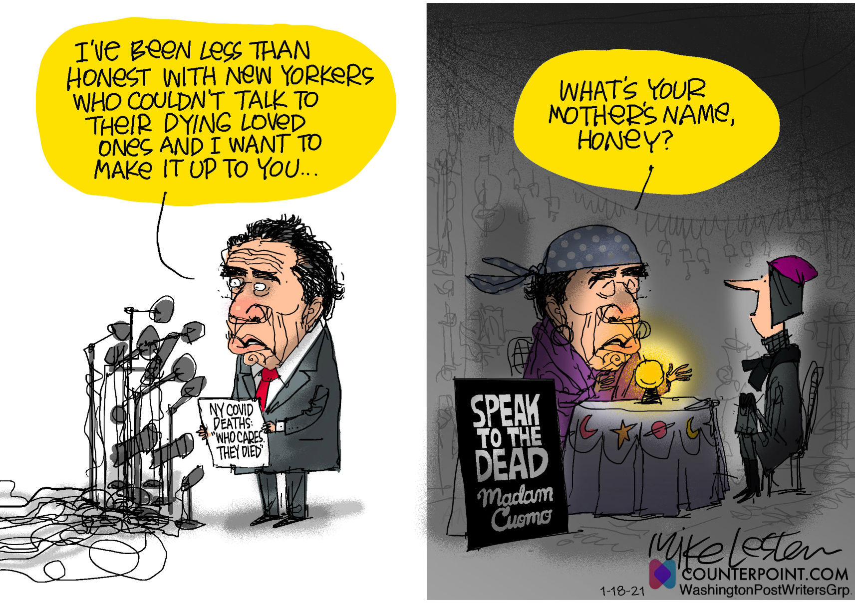 Mike Lester cartoon